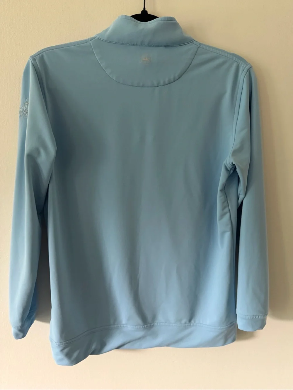 Peter Millar Crown Sport Performance 1/4 Zip Pullover Blue Youth Large